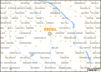 map of Pārāil