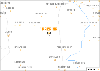 map of Paraima