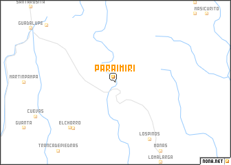 map of Paraimiri