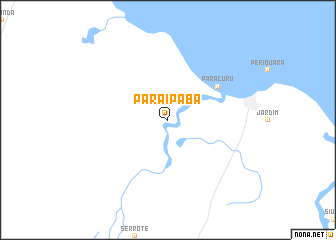 map of Paraipaba