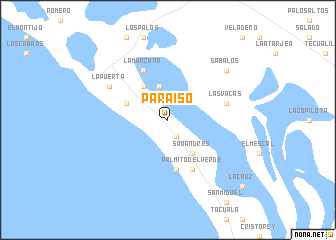 map of Paraíso