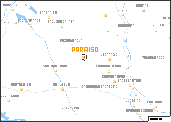 map of Paraíso