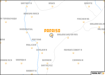 map of Paraíso