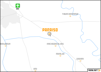 map of Paraíso