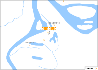 map of Paraíso