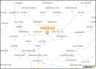 map of Paraíso