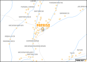 map of Paraíso