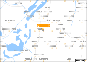 map of Paraíso