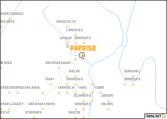 map of Paraíso