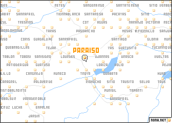 map of Paraíso