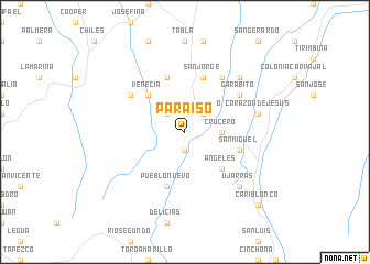 map of Paraíso