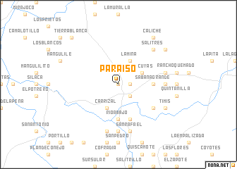 map of Paraíso