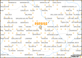 map of Paraíso