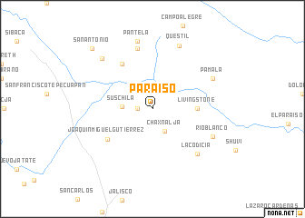 map of Paraíso