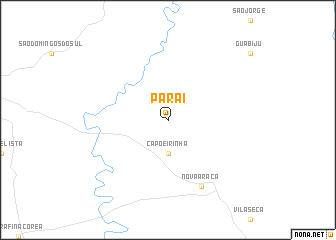map of Paraí