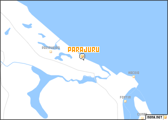 map of Parajuru