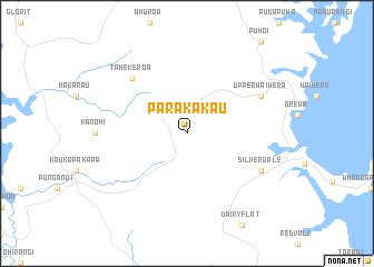 map of Parakakau