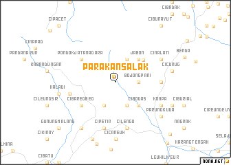 map of Parakansalak