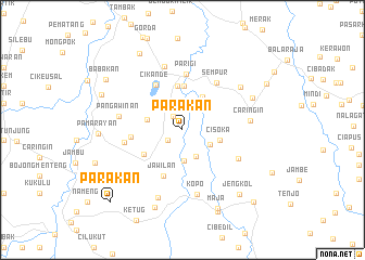 map of Parakan