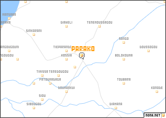 map of Parako