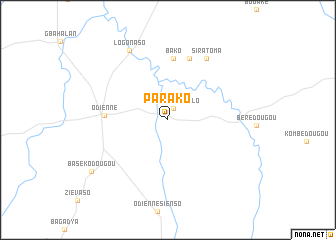 map of Parako