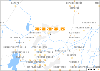 map of Parakramapura