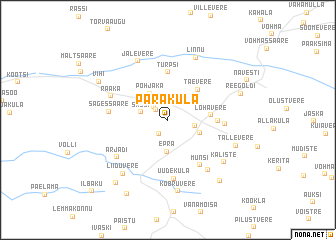 map of Päraküla