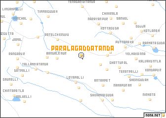 map of Paralagadda Tānda