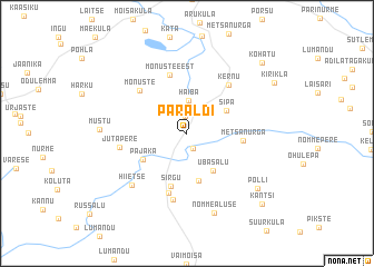 map of Päraldi