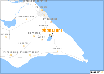 map of Paralimni