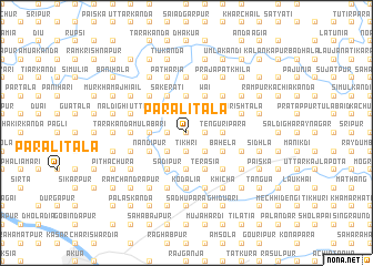 map of Pārālitāla