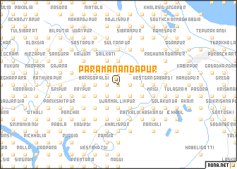 map of Paramānandapur