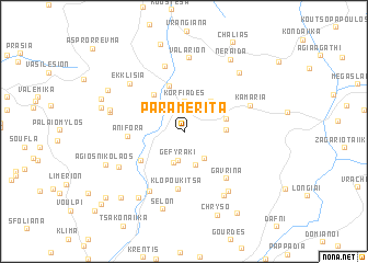 map of Parameríta