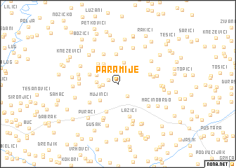 map of Paramije