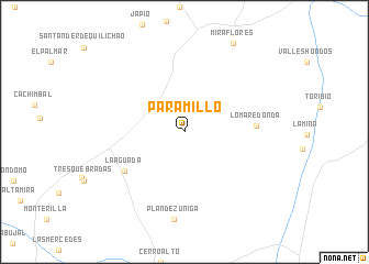 map of Paramillo