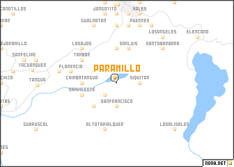 map of Paramillo