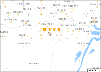 map of Para-Mirim