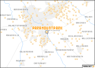 map of Paramount Park