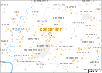 map of Paramount