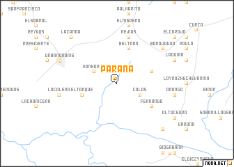 map of Paraná