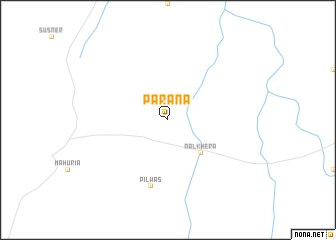 map of Parāna