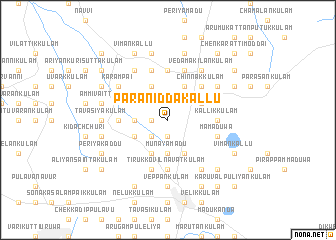 map of Paraniddakallu