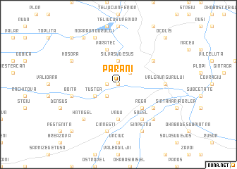 map of Părani