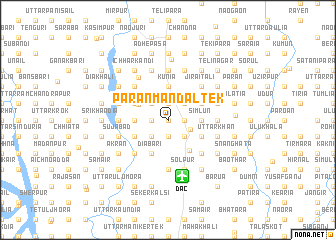 map of Parān Mandal Tek