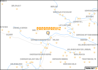 map of Parān Parvīz