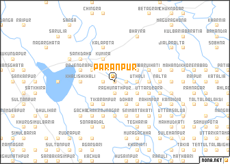 map of Parānpur