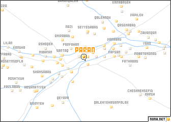 map of Parān