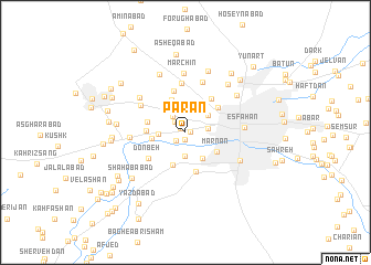 map of Pārān