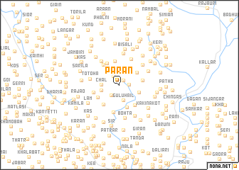 map of Parān