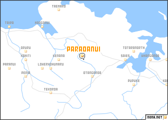 map of Paraoanui